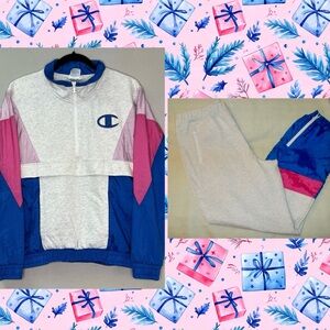 Champion Mixed Media 2 piece Tracksuit Women’s XS